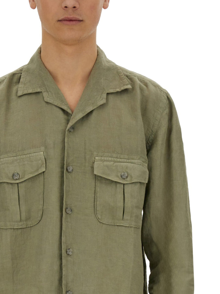 120% Lino Shirts - Green | Wanan Luxury
