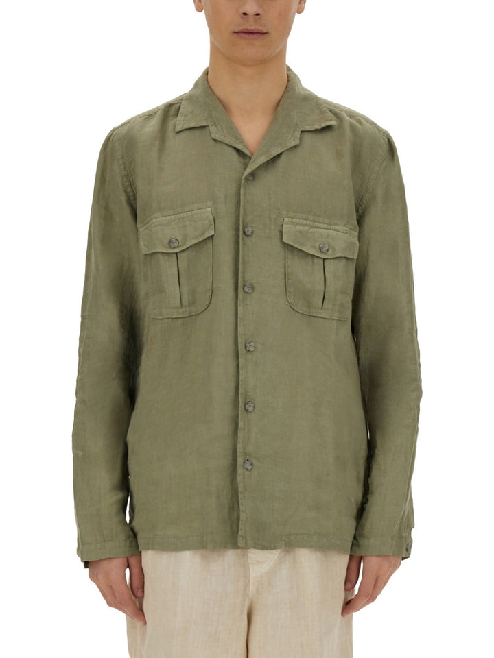 120% Lino Shirts - Green | Wanan Luxury