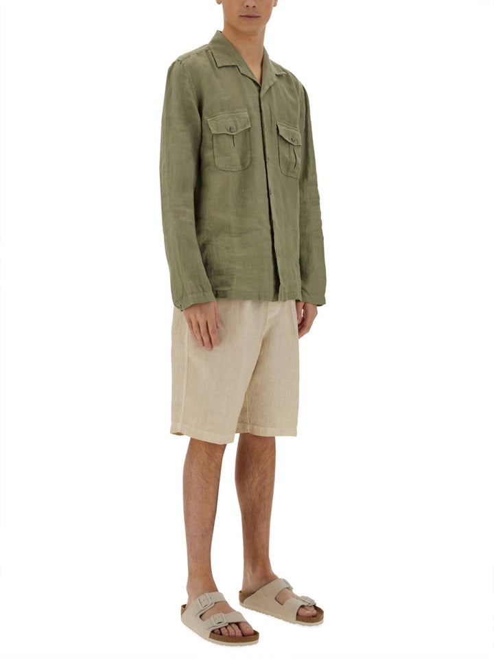 120% Lino Shirts - Green | Wanan Luxury