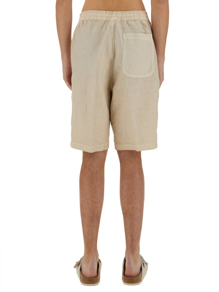 120% Lino Shorts - Grey | Wanan Luxury