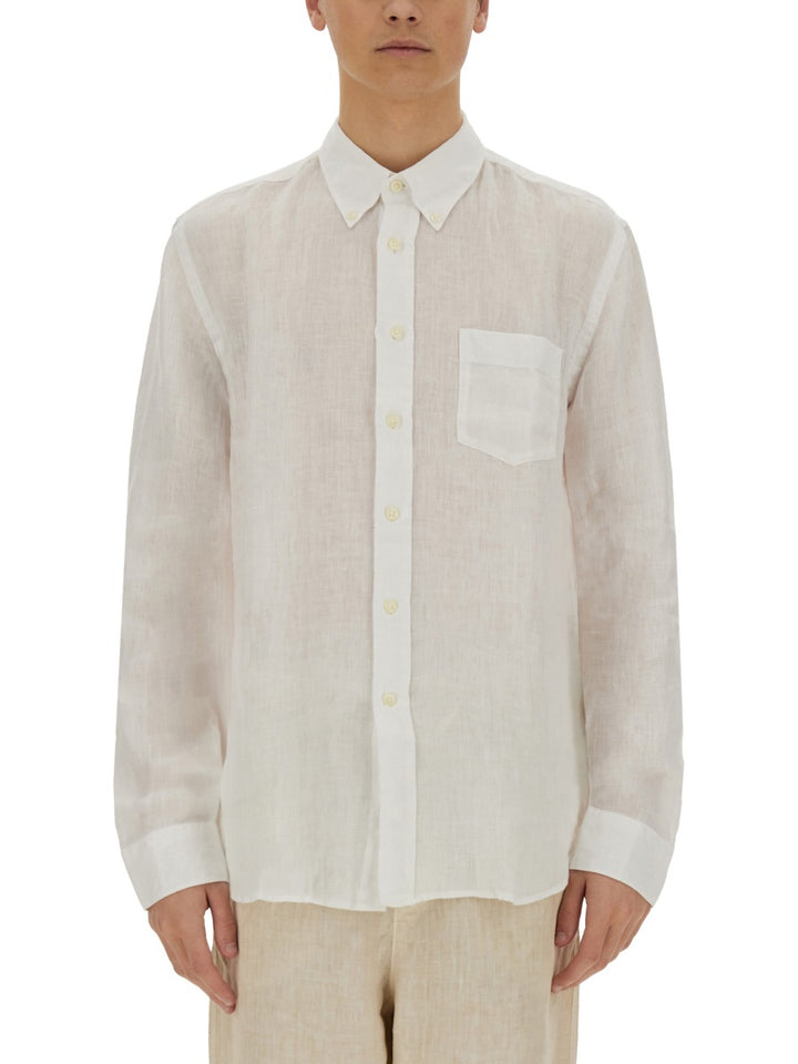 120% Lino Shirts - White | Wanan Luxury