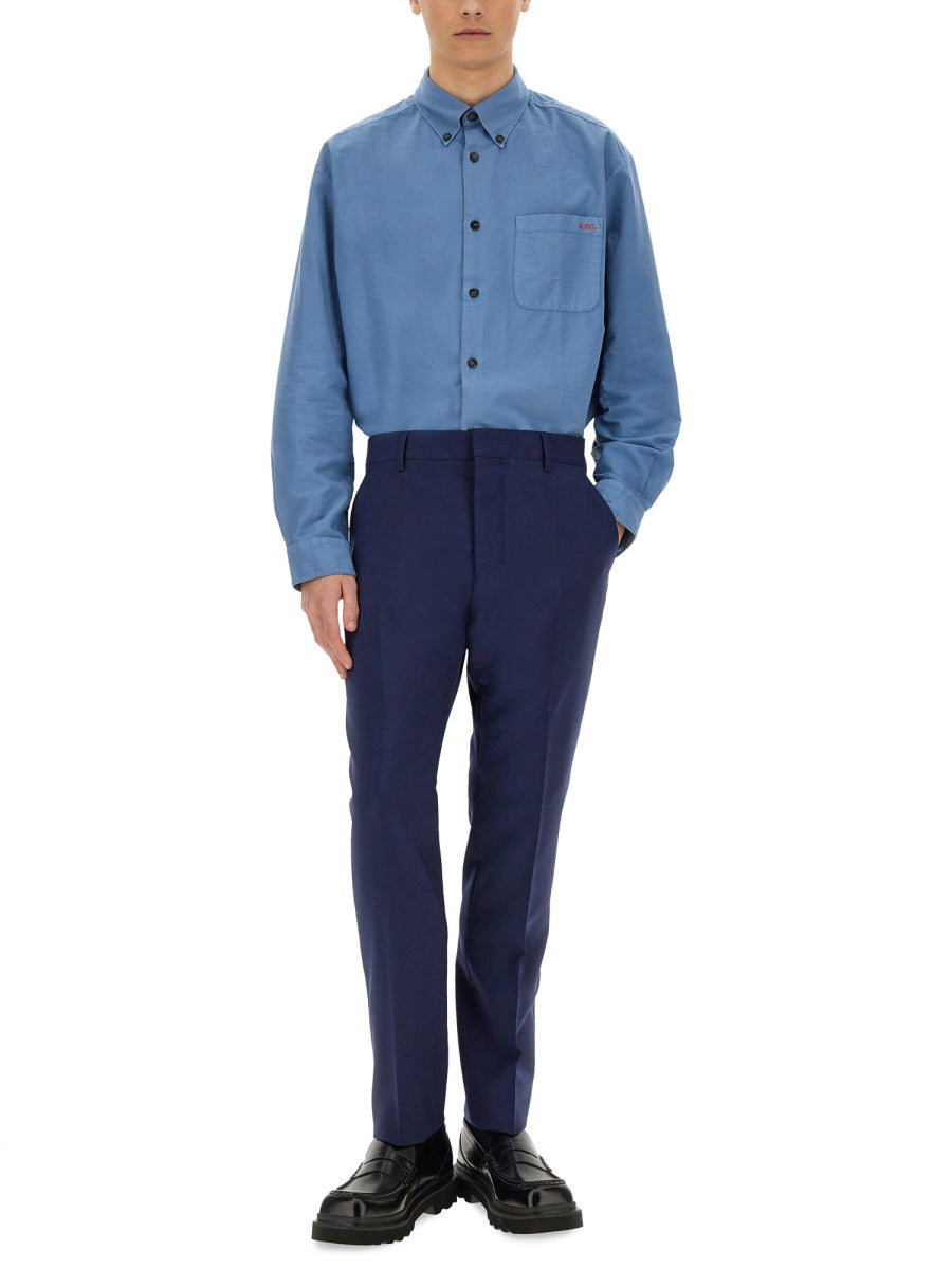 A.P.C. Shirts - Blue | Wanan Luxury