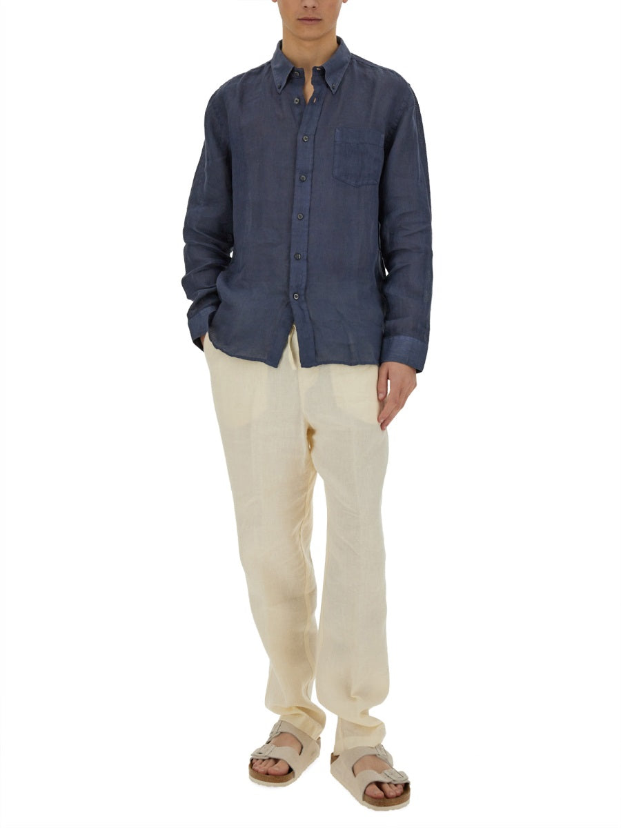 120% Lino Shirts - Blue | Wanan Luxury