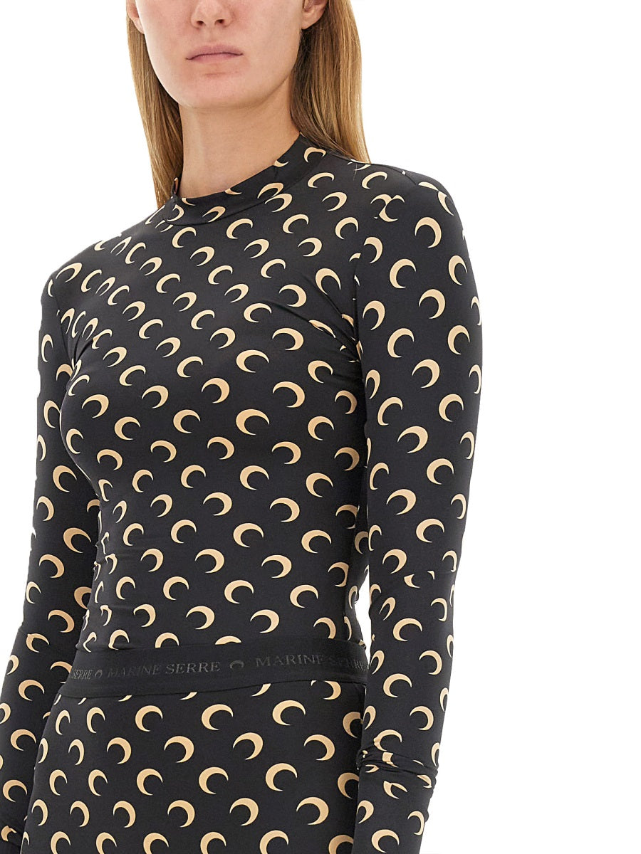 Marine Serre Tops - Black | Wanan Luxury