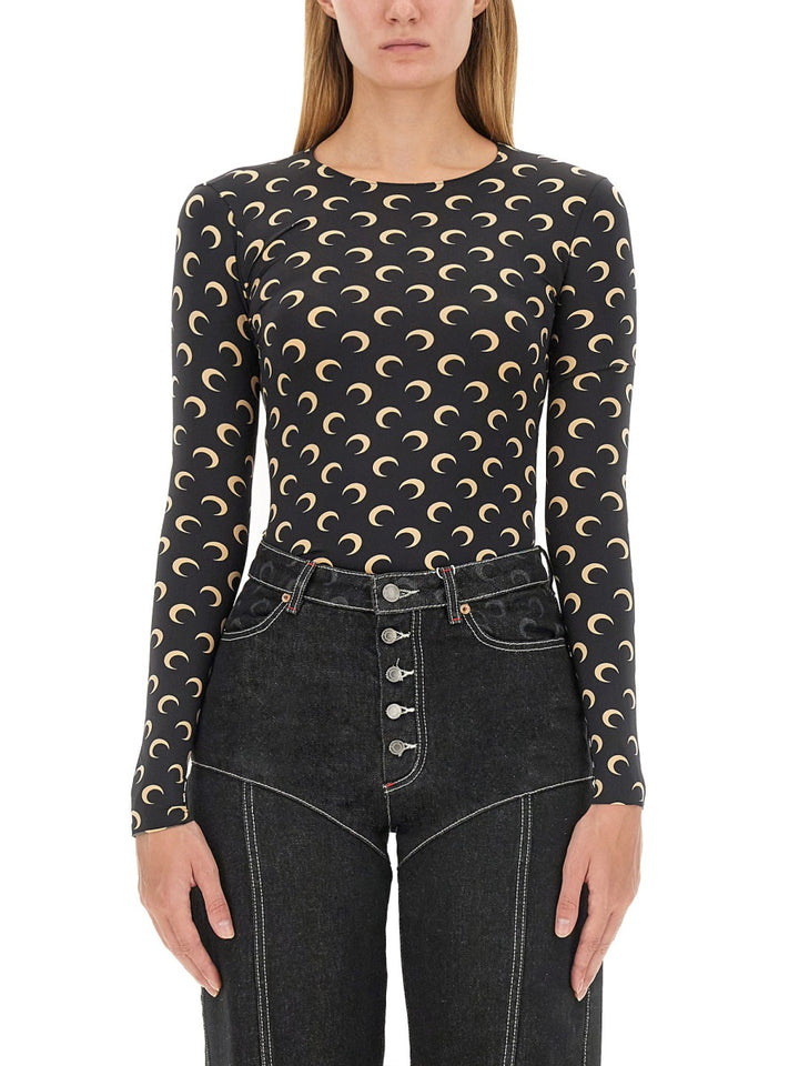 Marine Serre Tops - Black | Wanan Luxury