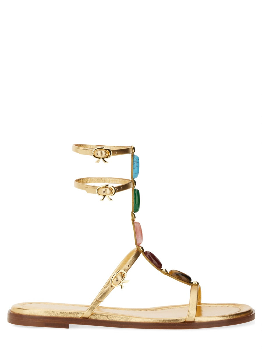 Gianvito Rossi Sandals - Gold | Wanan Luxury