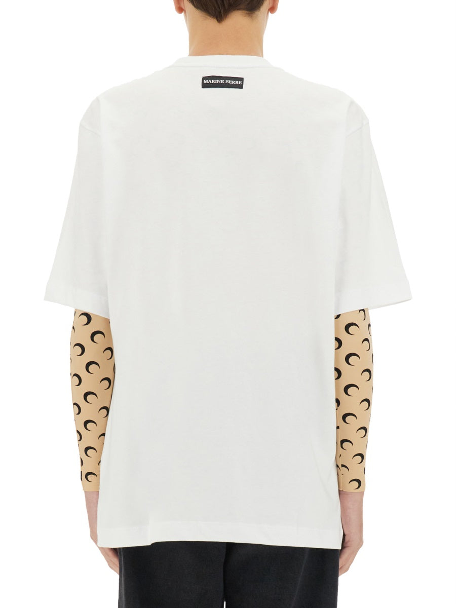 Marine Serre T shirts - White | Wanan Luxury