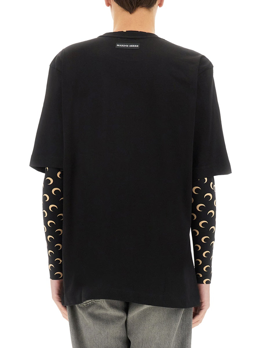 Marine Serre T shirts - Black | 0f756ce27b0d80e06a38d81195abf3b2225e7b1e