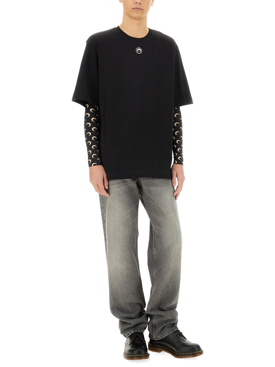 Marine Serre T shirts - Black | bdef23921a6219709f619214edcfba90b1cbfee5