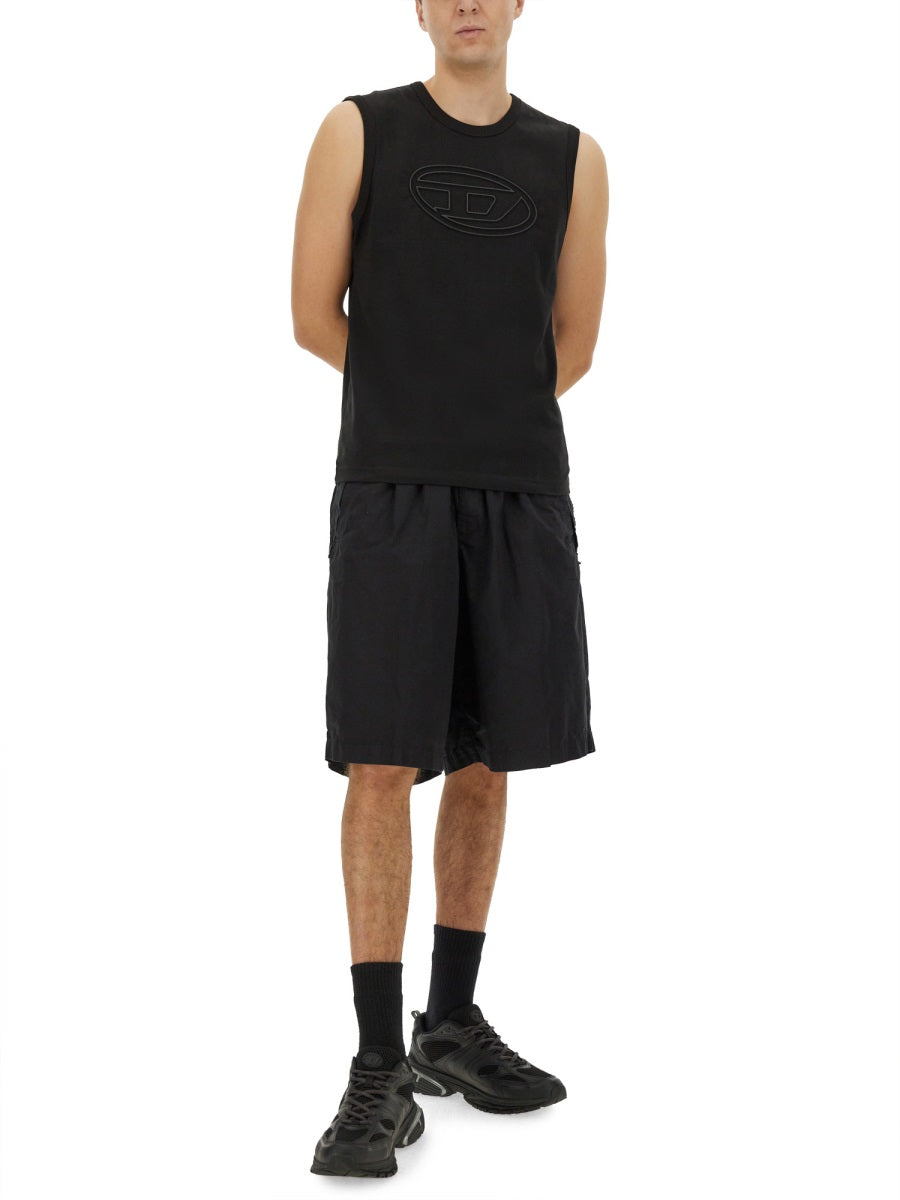 Diesel Shorts - Black | Wanan Luxury