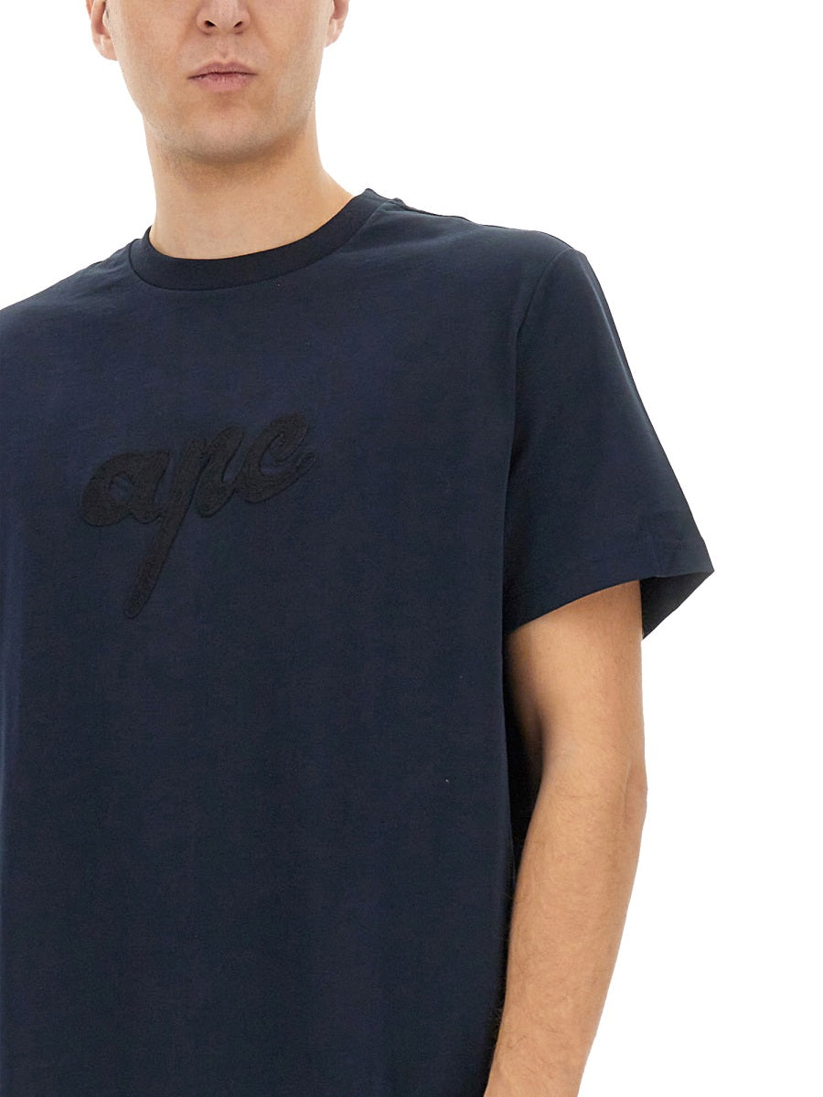A.P.C. T shirts - Blue | Wanan Luxury