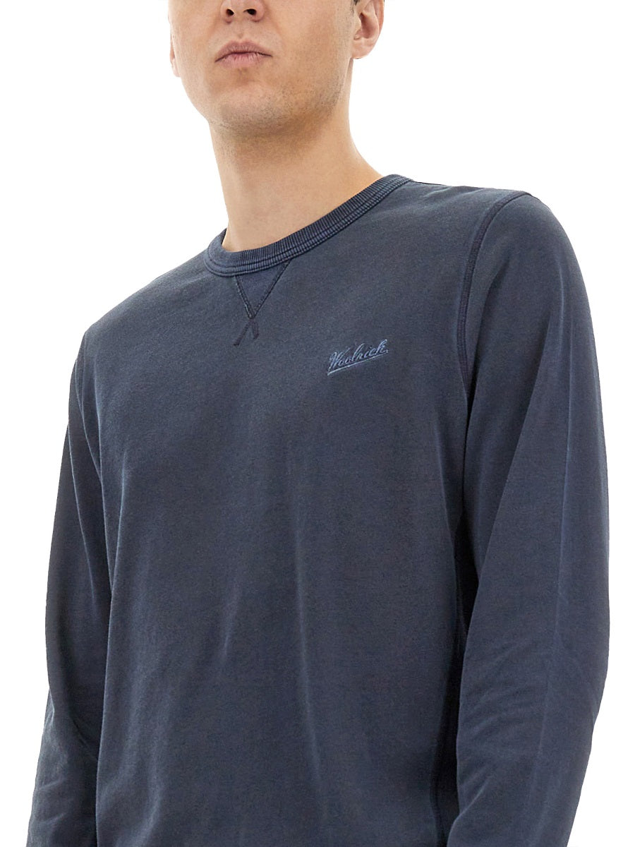 Woolrich Sweatshirts - Blue | Wanan Luxury