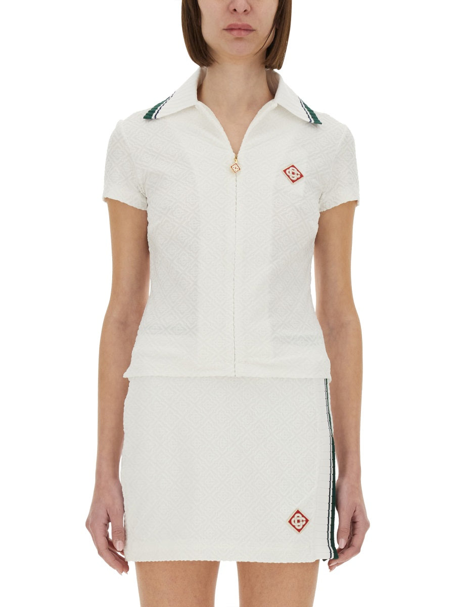 Casablanca Tops - White | Wanan Luxury