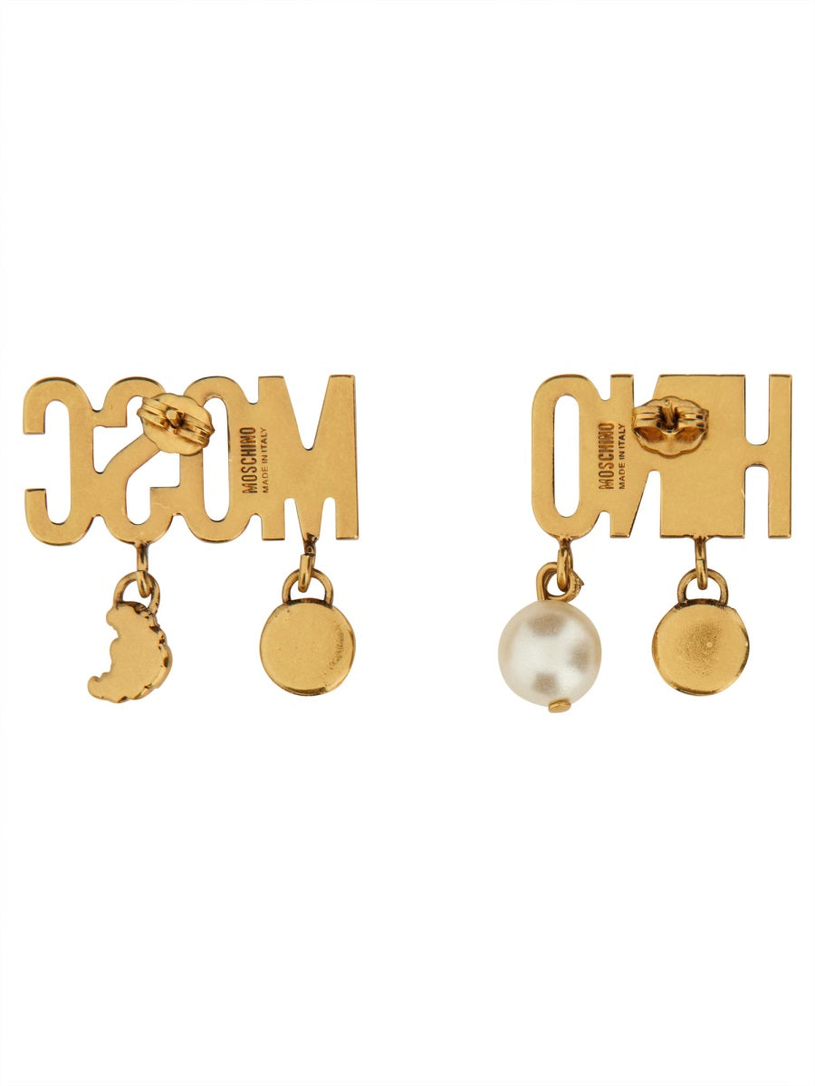 Moschino Earrings - Gold | Wanan Luxury