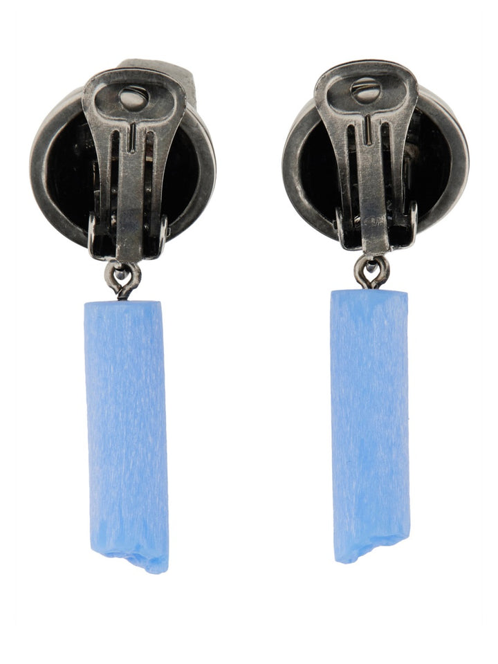 Moschino Earrings - Light Blue | Wanan Luxury