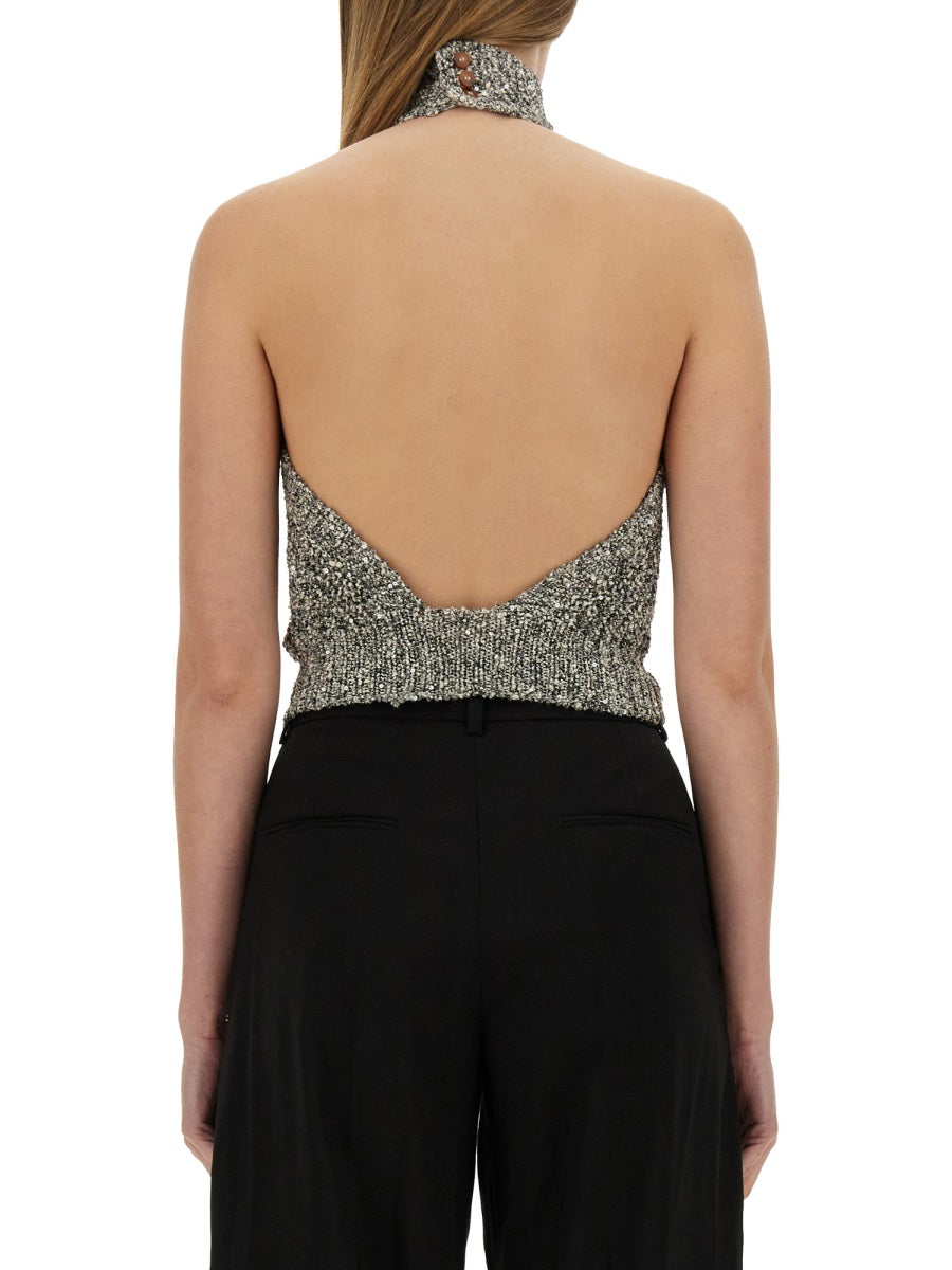 Alysi Tops - Grey | Wanan Luxury