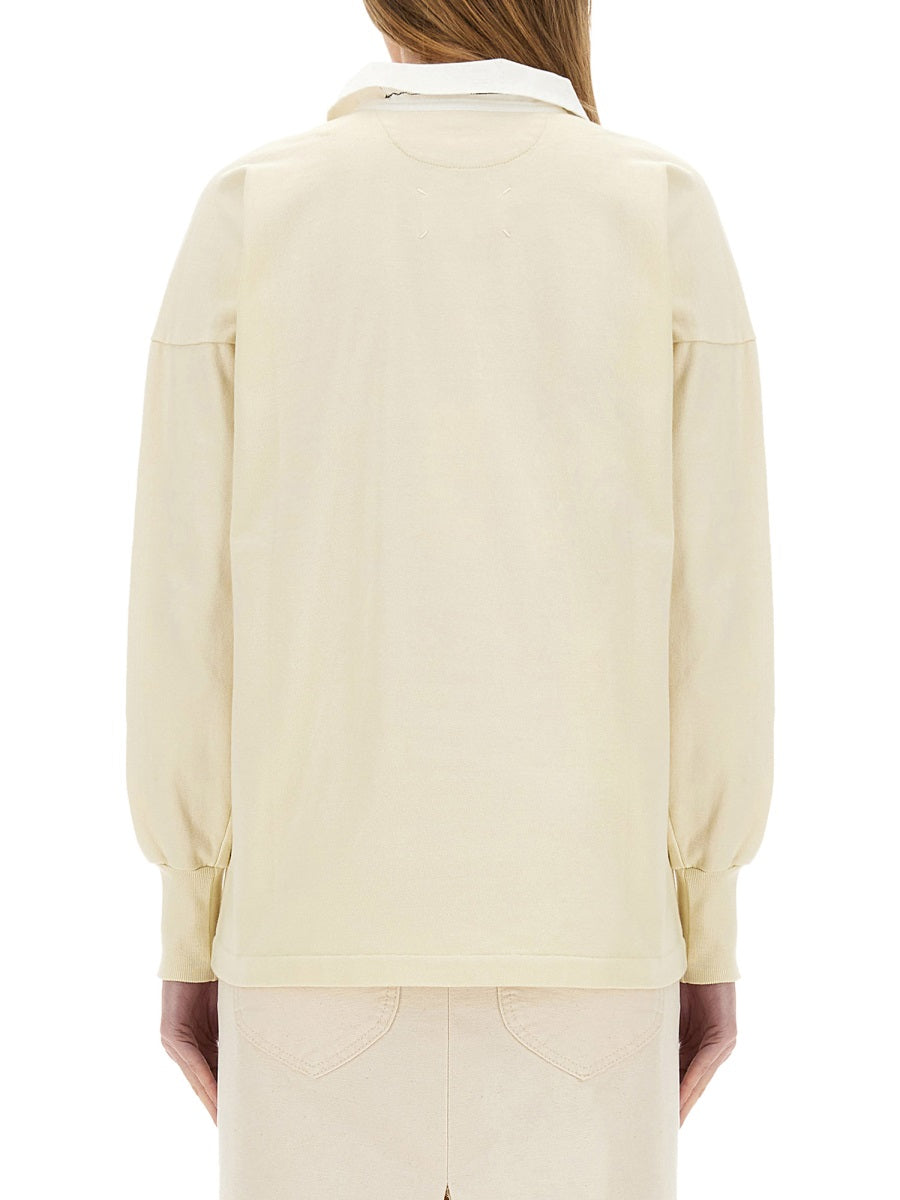 Maison Margiela Polo - White | Wanan Luxury