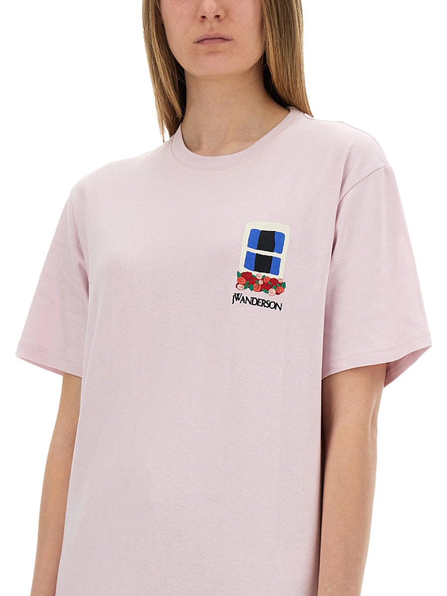 JW Anderson T shirts - Pink | Wanan Luxury
