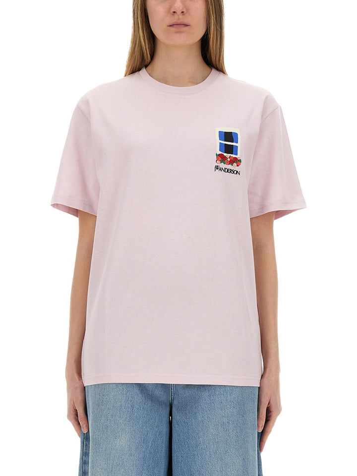 JW Anderson T shirts - Pink | Wanan Luxury