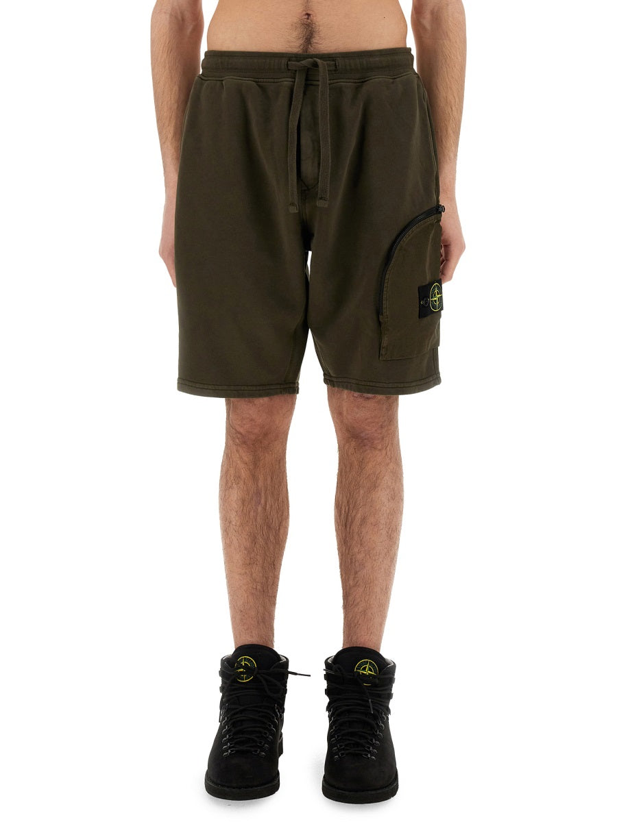 Stone Island Shorts - Green | Wanan Luxury