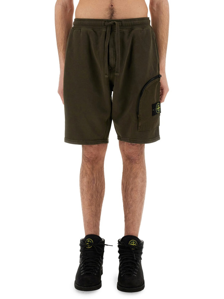 Stone Island Shorts - Green | Wanan Luxury