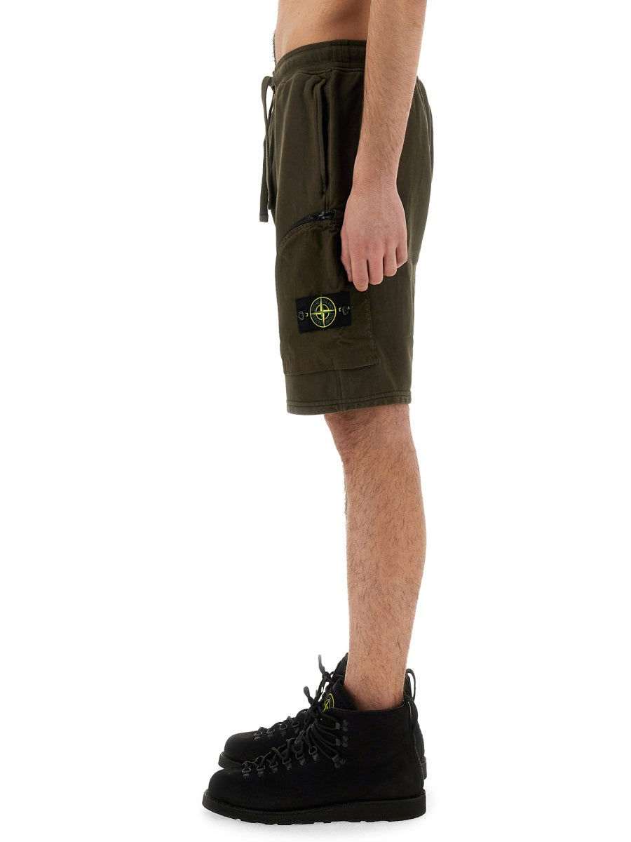 Stone Island Shorts - Green | Wanan Luxury