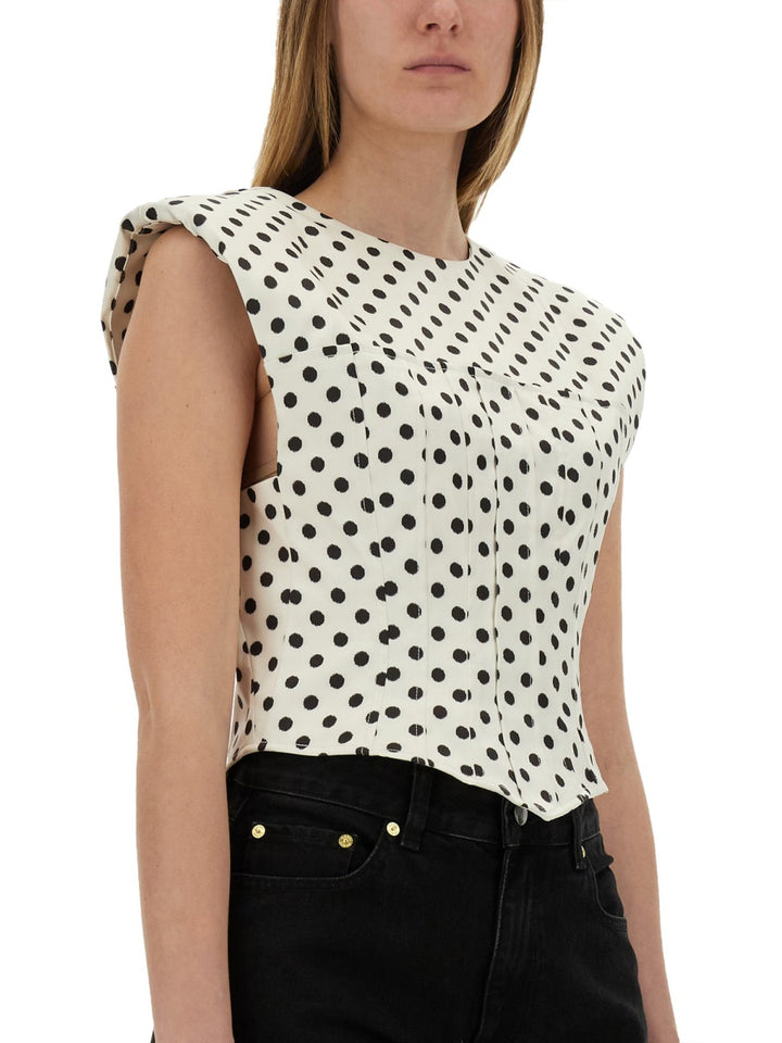 Ganni Tops - White | Wanan Luxury