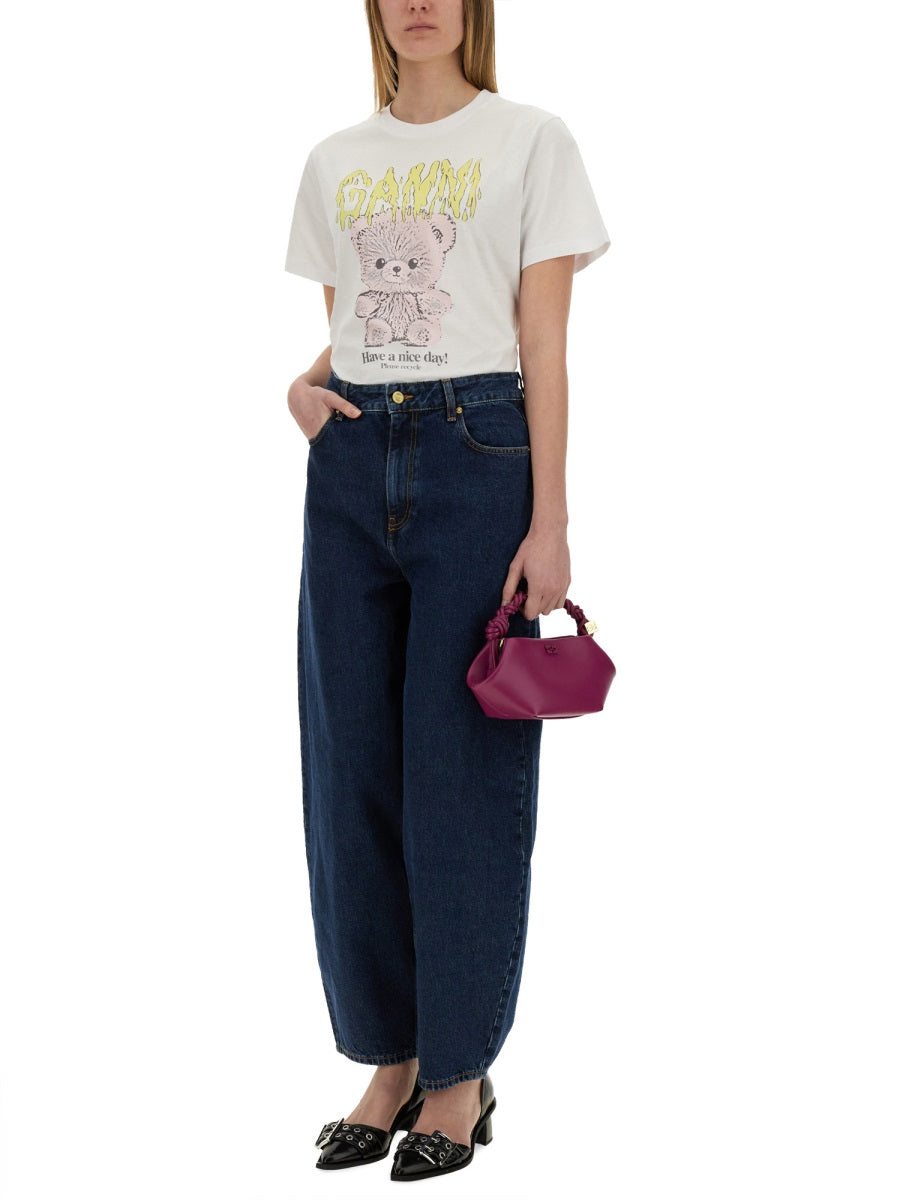 Ganni T shirts - White | Wanan Luxury