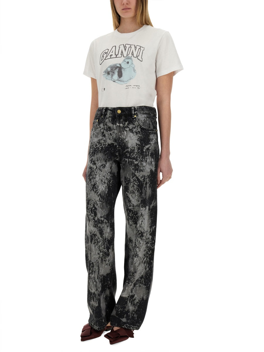 Ganni T shirts - White | Wanan Luxury