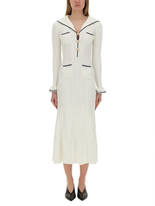 Viscose Knit Midi Dress