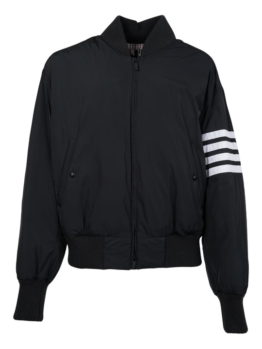 4-Bar Stripe Bomber Jacket