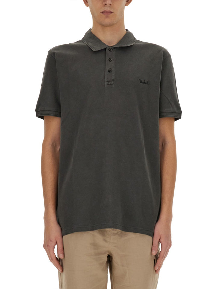 Woolrich Polo - Black | Wanan Luxury