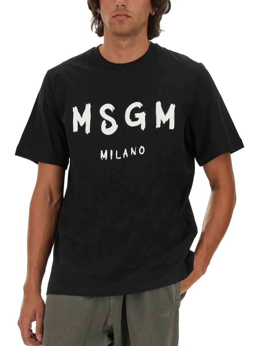 MSGM T shirts - Black | Wanan Luxury