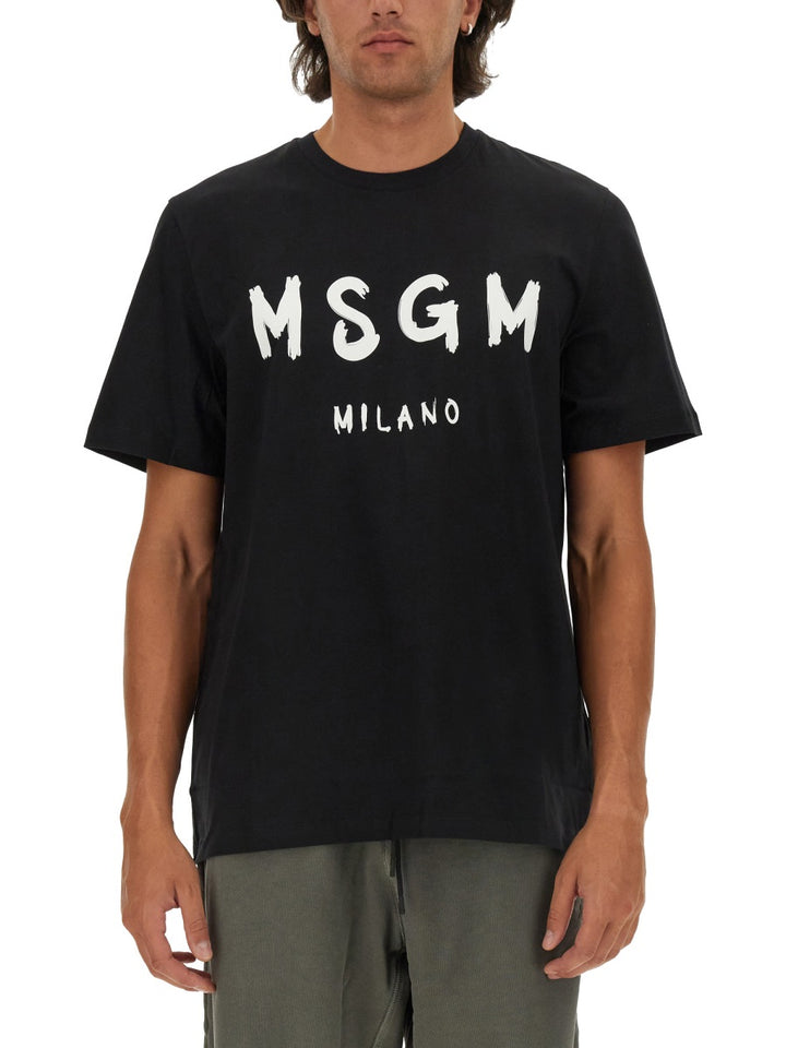 MSGM T shirts - Black | Wanan Luxury