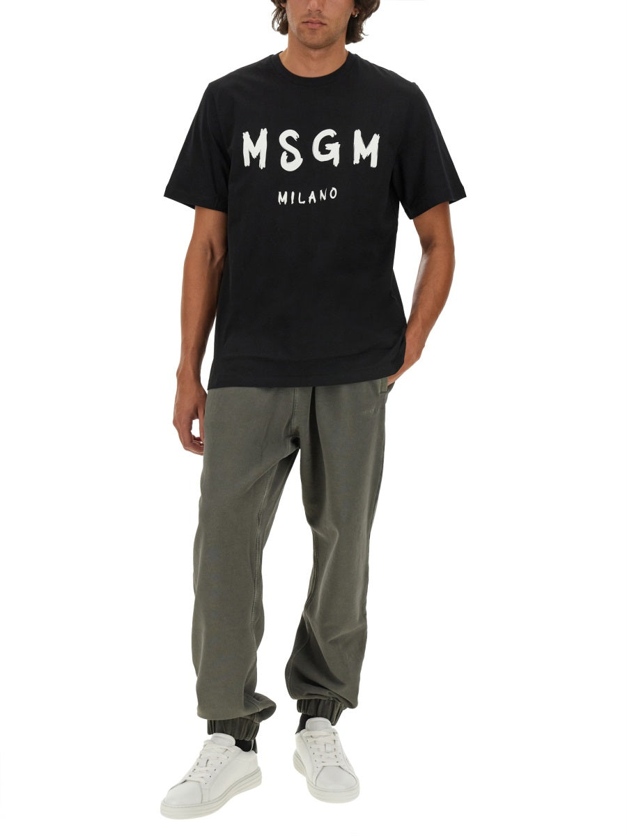 MSGM T shirts - Black | Wanan Luxury