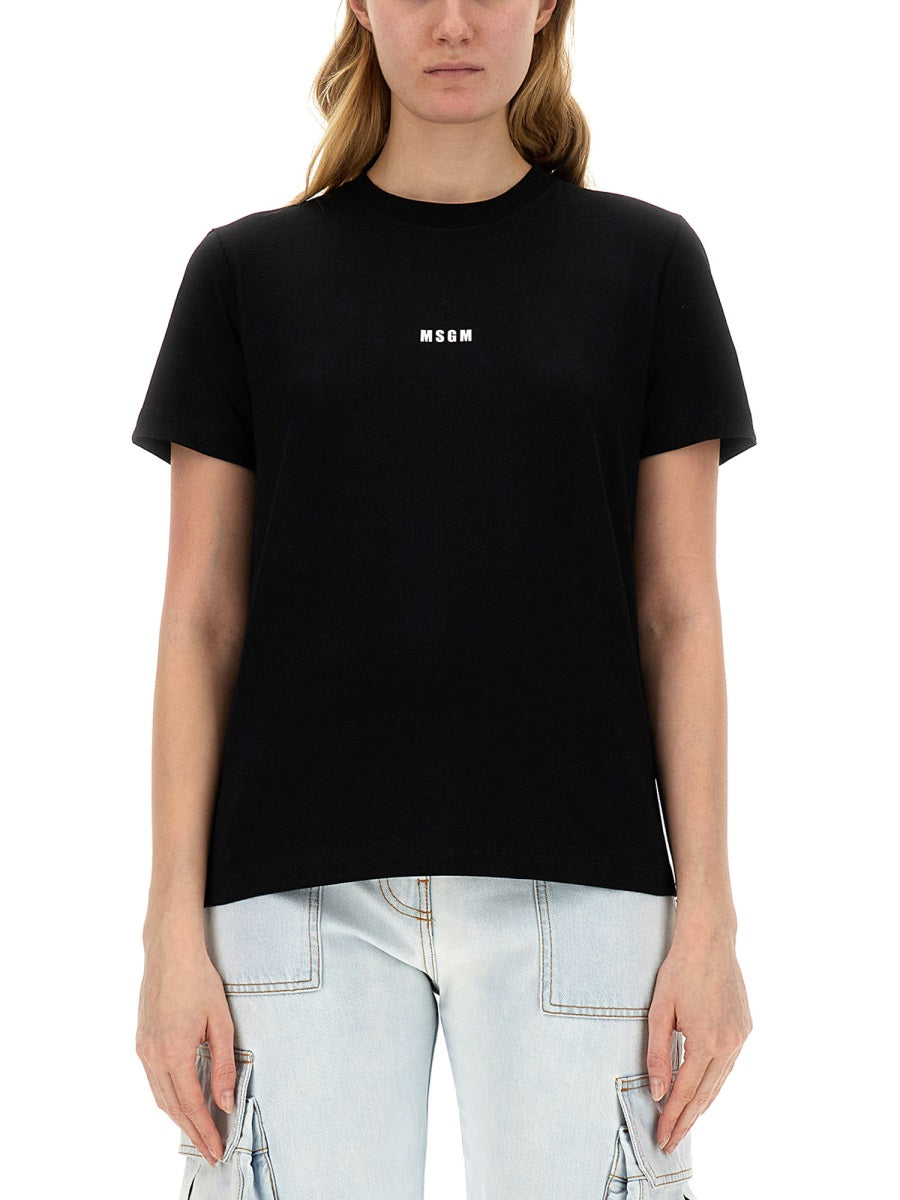 MSGM T shirts - Black | Wanan Luxury