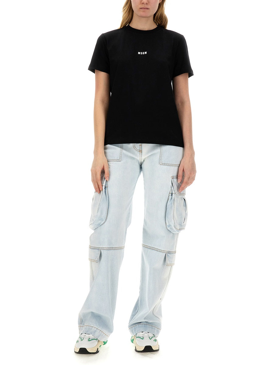 MSGM T shirts - Black | Wanan Luxury