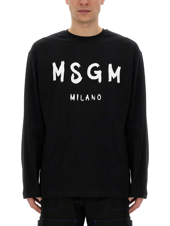 MSGM T shirts - Black | Wanan Luxury