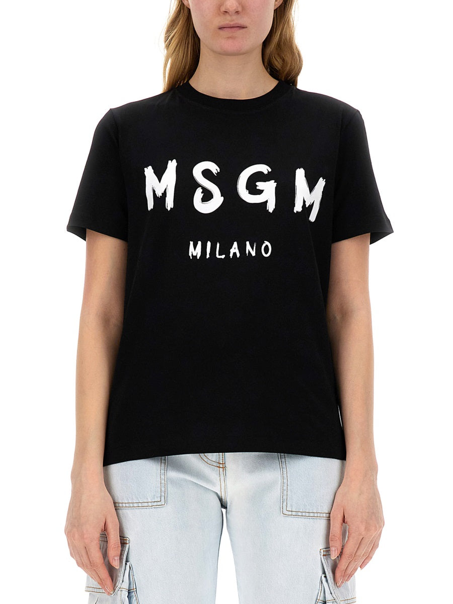 MSGM T shirts - Black | Wanan Luxury