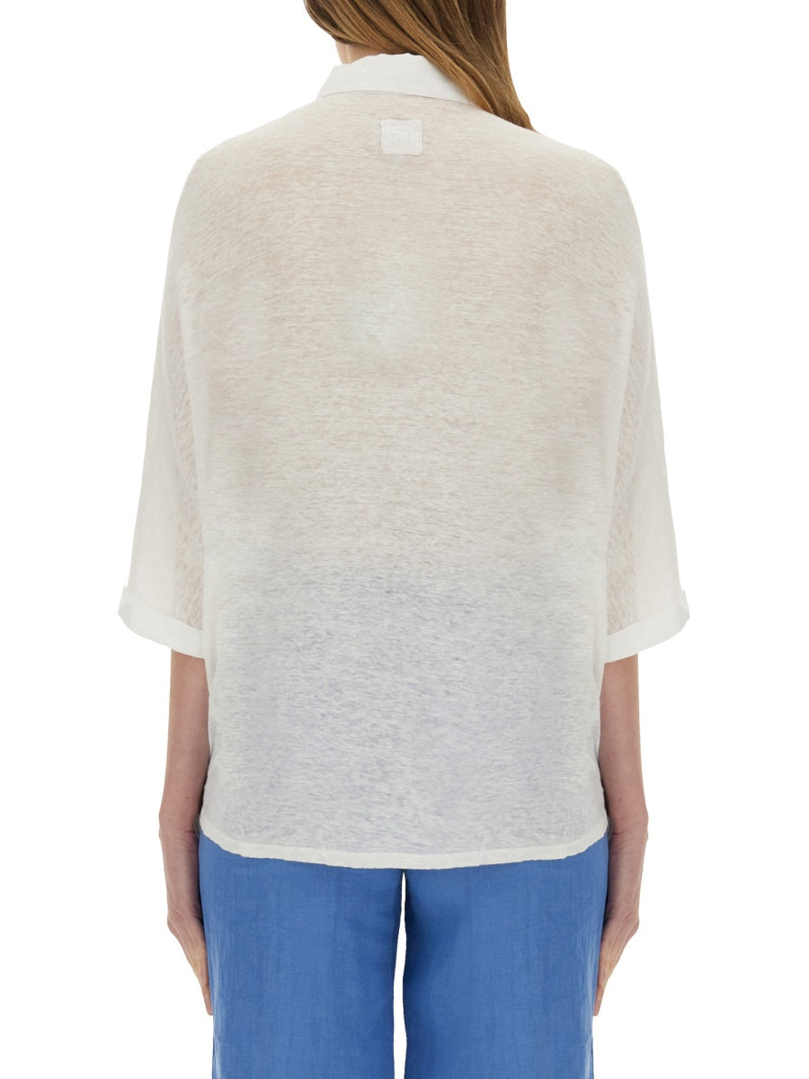 120% Lino Shirts - White | Wanan Luxury