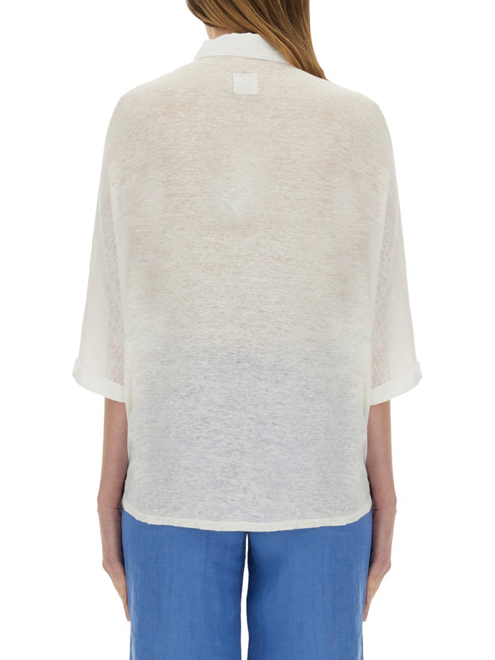 120% Lino Shirts - White | Wanan Luxury