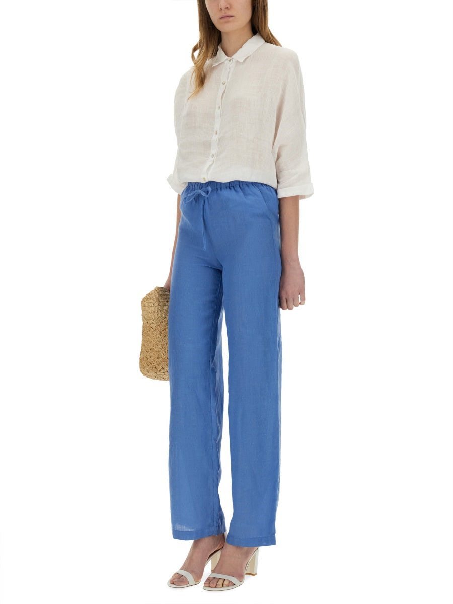 120% Lino Shirts - White | Wanan Luxury