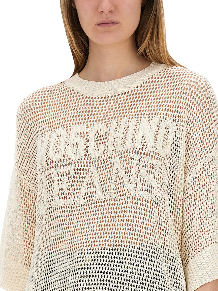 Moschino Jeans Sweaters - White | Wanan Luxury