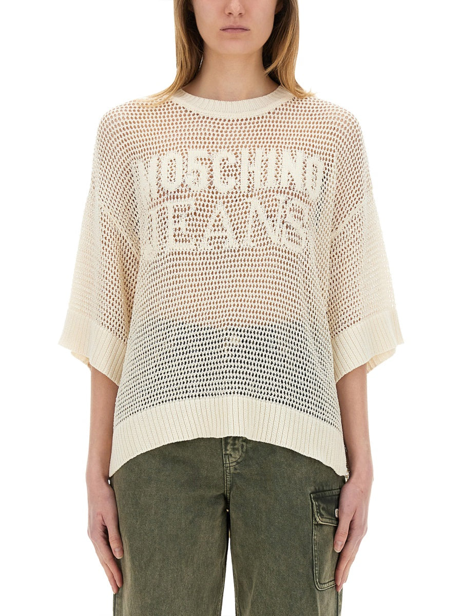 Moschino Jeans Sweaters - White | Wanan Luxury