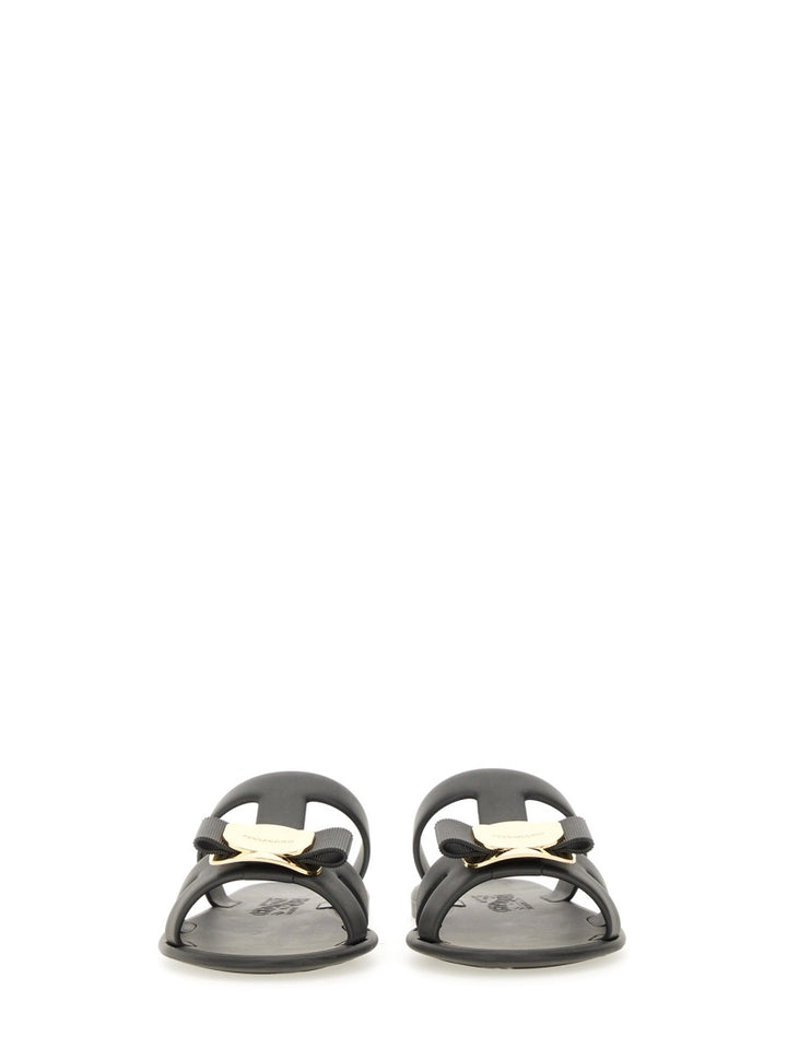 Ferragamo Sandals - Black | Wanan Luxury