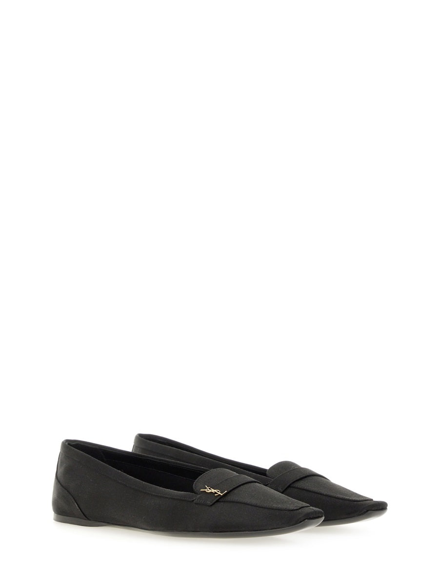 Saint Laurent Flat Shoes - Black | Wanan Luxury