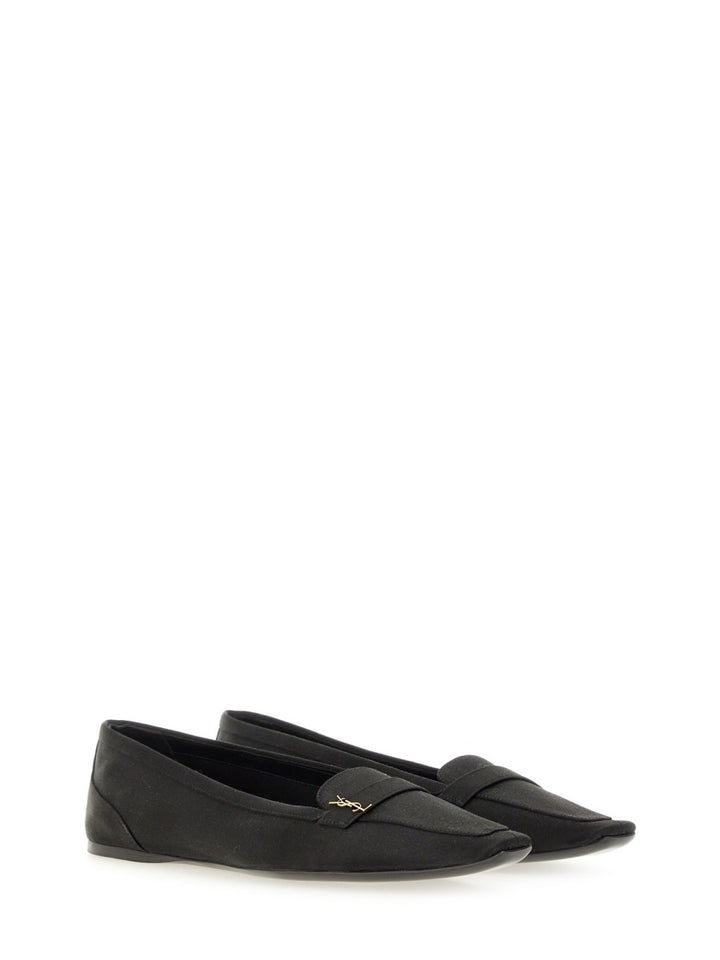 Saint Laurent Flat Shoes - Black | Wanan Luxury