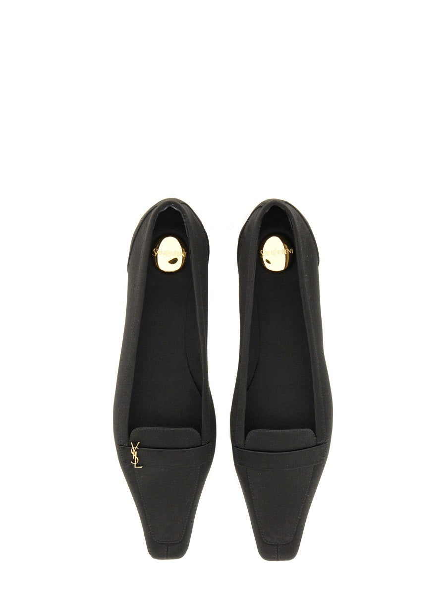 Saint Laurent Flat Shoes - Black | Wanan Luxury