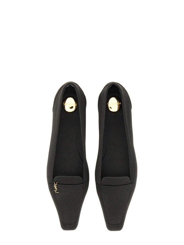 Saint Laurent Flat Shoes - Black | Wanan Luxury