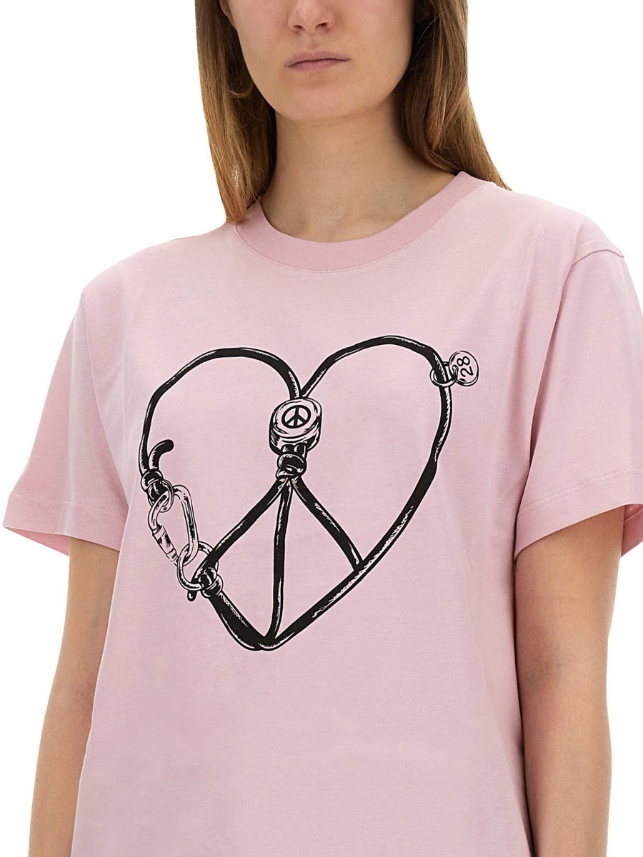 Moschino Jeans T shirts - Pink | Wanan Luxury